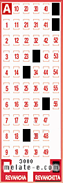 Volante ganador del sorteo 3000 de Revanchita