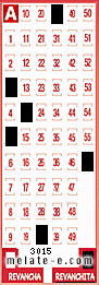 Volante ganador del sorteo 3015 de Revanchita