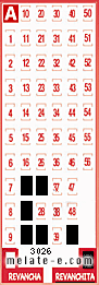 Volante ganador del sorteo 3026 de Revanchita