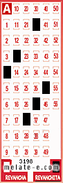 Volante ganador del sorteo 3198 de Revanchita