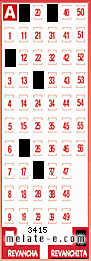 Volante ganador del sorteo 3415 de Revanchita