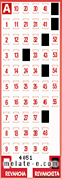 Volante ganador del sorteo 4051 de Revanchita
