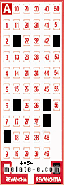 Volante ganador del sorteo 4054 de Revanchita