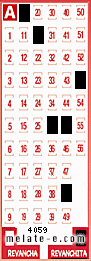 Volante ganador del sorteo 4059 de Revanchita