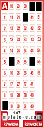 Volante ganador del sorteo 4071 de Revanchita