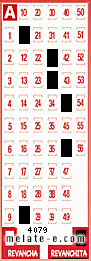 Volante ganador del sorteo de Revanchita con fecha del domingo   6 de julio de 2025