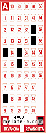 Volante ganador del sorteo 4088 de Revanchita