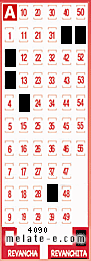 Volante ganador del sorteo 4090 de Revanchita