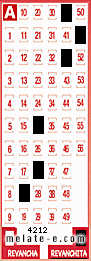 Volante ganador del sorteo 4212 de Revanchita