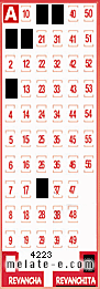 Volante ganador del sorteo de Revanchita con fecha del domingo   7 de junio de 2026