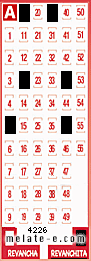 Volante ganador del sorteo 4226 de Revanchita