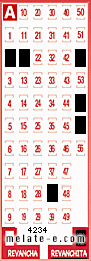 Volante ganador del sorteo 4234 de Revanchita