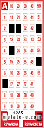 Volante ganador del sorteo de Revanchita con fecha del domingo   5 de julio de 2026