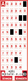 Volante ganador del sorteo 4251 de Revanchita