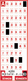 Volante ganador del sorteo 4258 de Revanchita