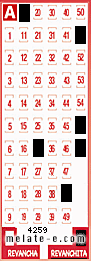 Volante ganador del sorteo de Revanchita con fecha del domingo  30 de agosto de 2026