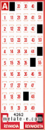 Volante ganador del sorteo de Revanchita con fecha del domingo   6 de septiembre de 2026