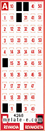 Volante ganador del sorteo de Revanchita con fecha del domingo  20 de septiembre de 2026