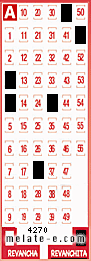 Volante ganador del sorteo 4270 de Revanchita