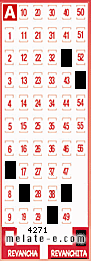 Volante ganador del sorteo de Revanchita con fecha del domingo  27 de septiembre de 2026