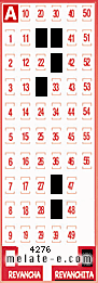Volante ganador del sorteo 4276 de Revanchita