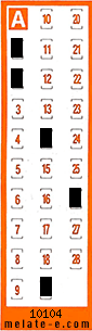 Volante ganador del sorteo 10104 de Chispazo