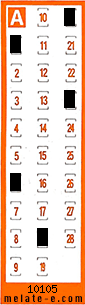 Volante ganador del sorteo 10105 de Chispazo