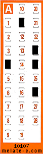 Volante ganador del sorteo 10107 de Chispazo