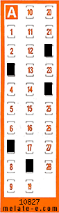 Volante ganador del sorteo 10827 de Chispazo