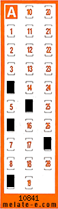 Volante ganador del sorteo 10842 de Chispazo