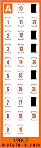 Volante ganador del sorteo 10843 de Chispazo