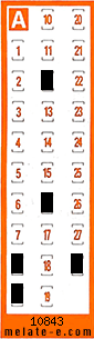 Volante ganador del sorteo 10844 de Chispazo