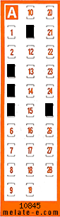 Volante ganador del sorteo 10845 de Chispazo