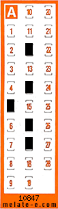 Volante ganador del sorteo 10847 de Chispazo