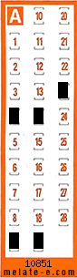 Volante ganador del sorteo 10852 de Chispazo