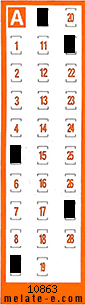 Volante ganador del sorteo 10864 de Chispazo
