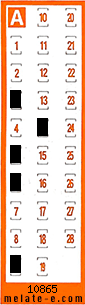 Volante ganador del sorteo 10865 de Chispazo