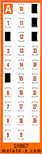Volante ganador del sorteo 10867 de Chispazo