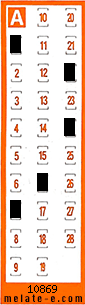 Volante ganador del sorteo 10869 de Chispazo