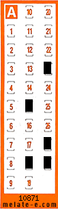 Volante ganador del sorteo 10871 de Chispazo