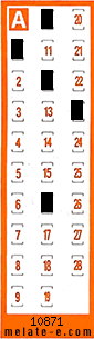 Volante ganador del sorteo 10872 de Chispazo