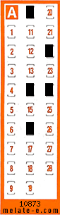 Volante ganador del sorteo 10874 de Chispazo