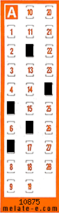 Volante ganador del sorteo 10875 de Chispazo