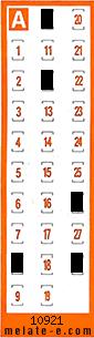 Volante ganador del sorteo 10921 de Chispazo