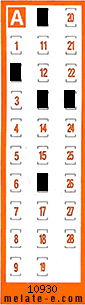 Volante ganador del sorteo 10930 de Chispazo