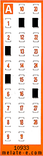 Volante ganador del sorteo 10933 de Chispazo