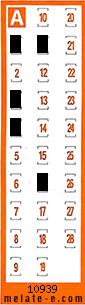 Volante ganador del sorteo 10939 de Chispazo