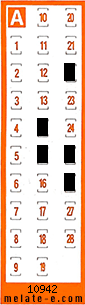Volante ganador del sorteo 10942 de Chispazo