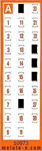 Volante ganador del sorteo 10973 de Chispazo