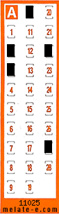 Volante ganador del sorteo 11025 de Chispazo